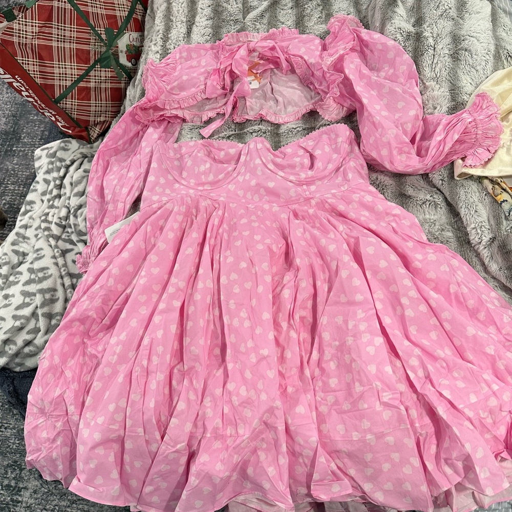 BNWT 2x Selkie two hearts high court party dress with matching Bolero